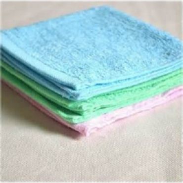 色紗小方巾-顏色隨機出(黃/藍/綠) 3入/組