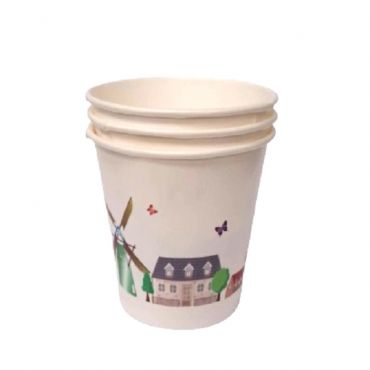 冷熱紙杯-公版花色185cc*50個(約6.5oz)-顏色隨機出貨不挑款