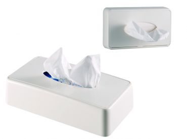 太空包面紙盒-白色