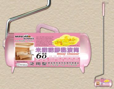 米諾諾 斜撕膠黏滾筒-長柄16公分