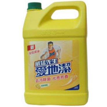 威猛先生 愛地潔 地板清潔劑-檸檬1加侖