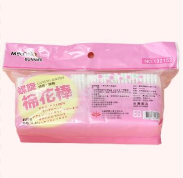 MINONO 米諾諾 螺旋棉花棒 600入 100入*6包