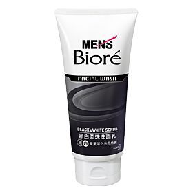 MENʼS Biore 男性專用黑白柔珠洗面乳100g