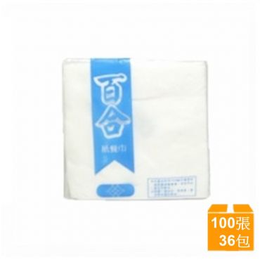9吋餐巾紙 (100張X36包/箱)