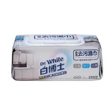 白博士 廚房去污濕巾60抽