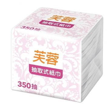 芙蓉 超柔軟抽取式紙巾350抽x30包/箱