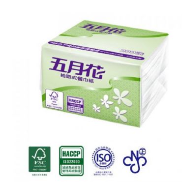 五月花 抽取式餐巾紙200抽x60包